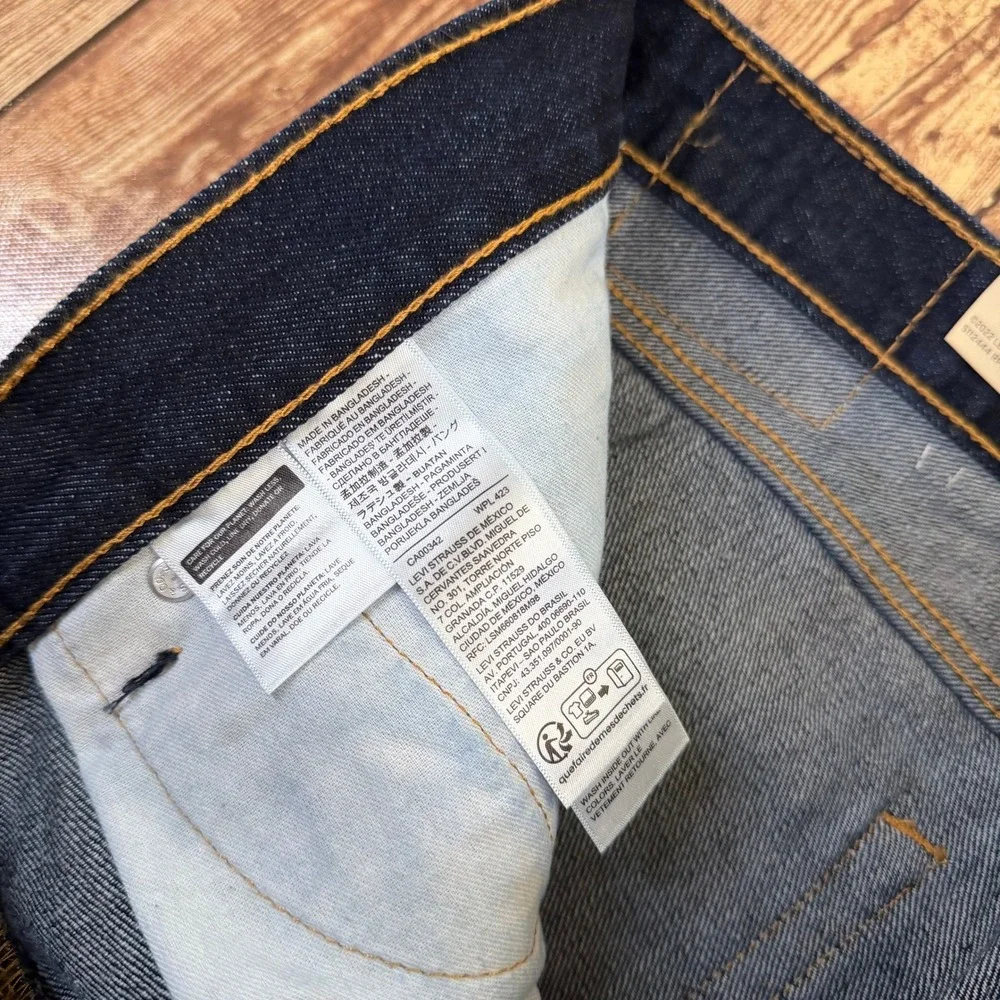 Levis 505 Regular Fit Jeans Mens 36x34
